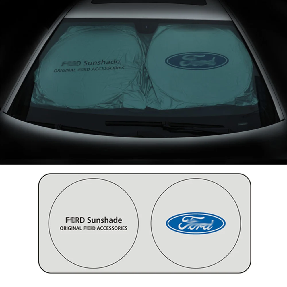 

Car Front Rear Windshield Sun Shade Sunshade For Ford fiesta ranger kuga Focus mk2 mk3 fusion mondeo mk4 focus 2 3 Visor Cover