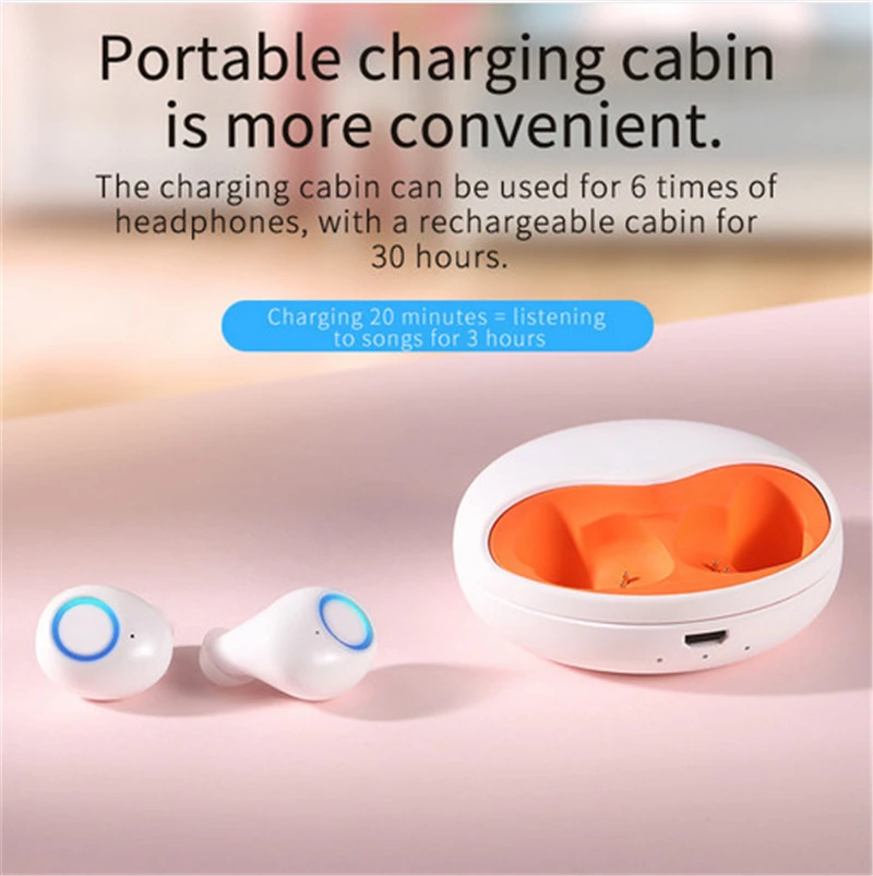 

Lyenn TWS Bluetooth 5.0 Wireless Earphone Earbuds HIFI Sports Gaming Headset Earpieces with Mic For Phone Free Shipping