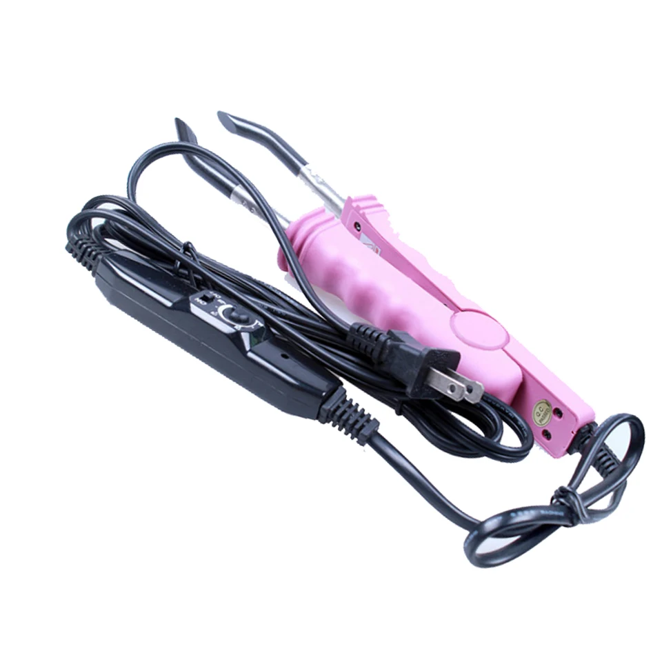 Fashion Hair Extension Iron Keratin Bonding Tools Fusion Heat Connector Adjustable Temperature Heat Connector And Glue Sticks