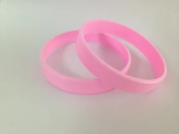 

Silicone Bracelet No logo Pink color FREESHIPING