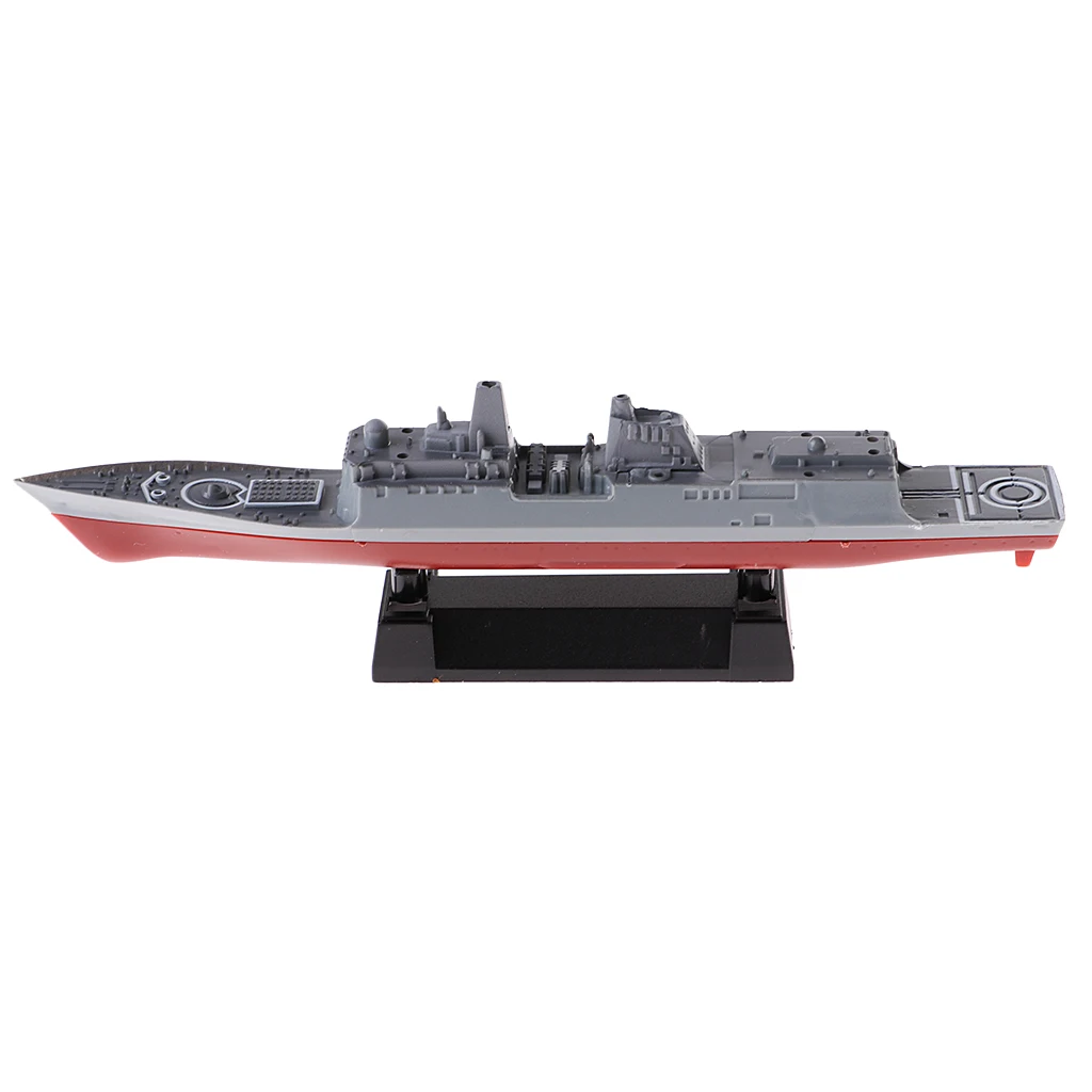 8x 4D Military Battleship Submarine Models Assemble Liaoning Aircraft Carrie USS Sacramento AOE-1