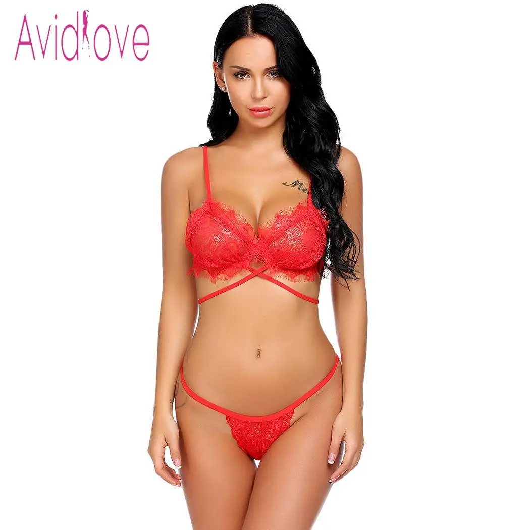 Avidlove Babydoll сексуальное женское белье сексуальные костюмы кружевные лоскутные