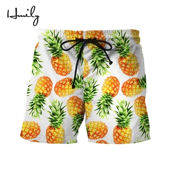 

HMILY Board Shorts Swimming Trunks Men Joggers Running Swimsuit Beach Surfing Boardshort Sport Swimwear Plus Bermudas