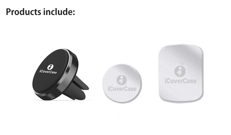 Универсальный Air Vent Магнитная автомобильный держатель телефона для Apple iPhone X 5S 6 6s 7 8 плюс держатель телефона в автомобиль 360 Регулируемая подставка держатель для телефона в машину
