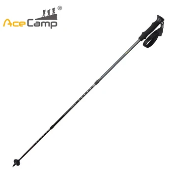 

AceCamp Retractable 3-Section Carbon Montain Climbing Hiking Walking Stick Trekking Pole Black+Yellow