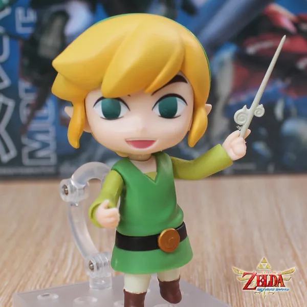 Legend of Zelda Link изображение Zelda Wind Waker HD no densetsu kazeno Takt Q Nendoroid 413 10 см ПВХ Модель Фигурки ринкедо