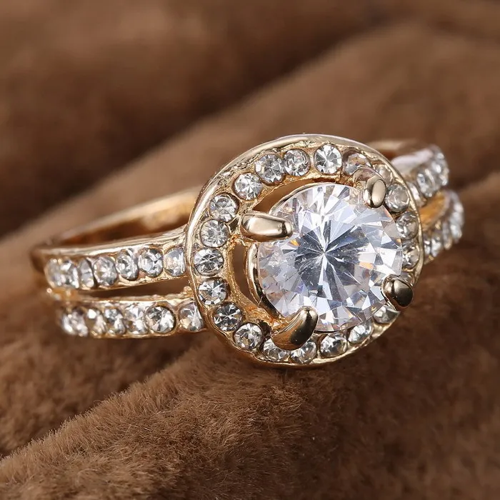 aliexpresscom buy weekend deals his and hers promise ring wedding ring cute rhinestone gold plated ring for women crystal engagement wedding rings from - Cute Wedding Rings aliexpresscom buy weekend deals his and hers promise ring wedding ring cute rhinestone gold plated ring for women crystal engagement wedding rings from - Cute Wedding Rings