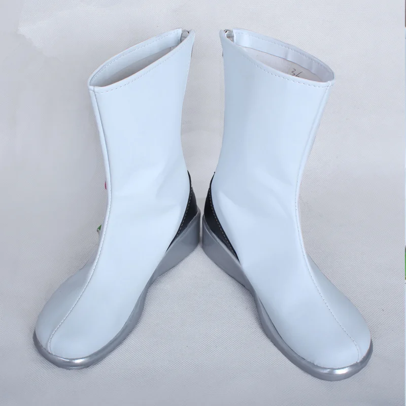 Игровой персонаж d. VA Костюмы для косплея обувь dva Косплэй обувь Для женщин ganme Косплэй белые туфли