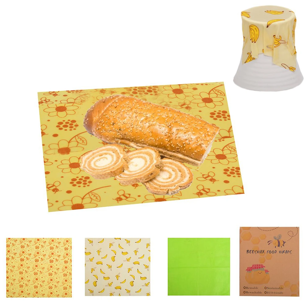 

Packaging Cloth Organic Cotton Cloth Preservation Cloths Beeswax Wrapping Paper Reusable Food Wraps Eco Friendly Kitchen Tools