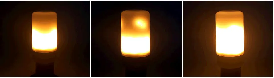 E14 E27 Ампуле LED эффект пламени лампы 85-265 В 3 режима E12 E26 B22 светодиод динамический пламя лампа домашняя атмосфера Освещение