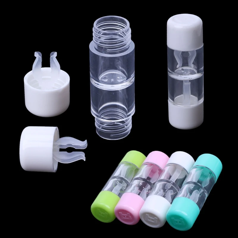 

Contact Lens Box Bottle Plastic Objective Travel Portable Case Storage Container