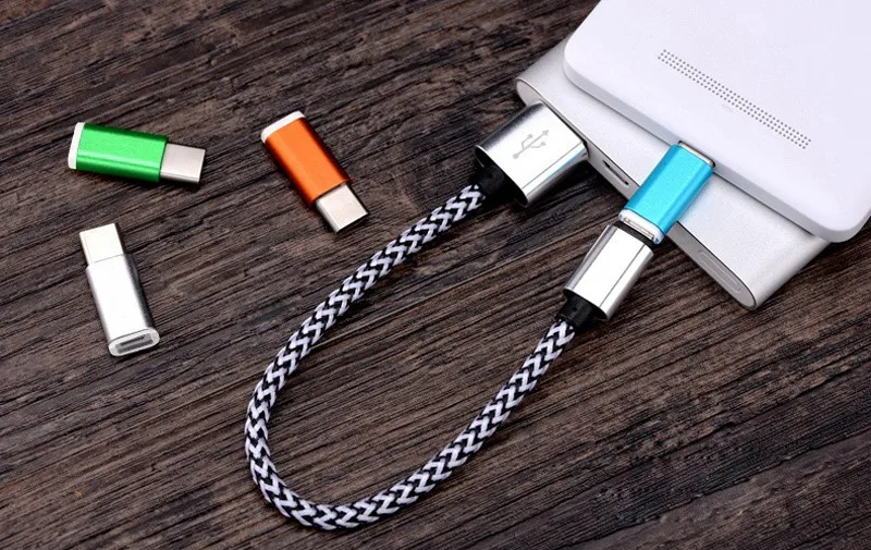 USB кабель USB C 3,1 к Micro USB Aadpter type-C для зарядки и синхронизации данных USB-C конвертер кабели для мобильных телефонов для Macbook Nexus