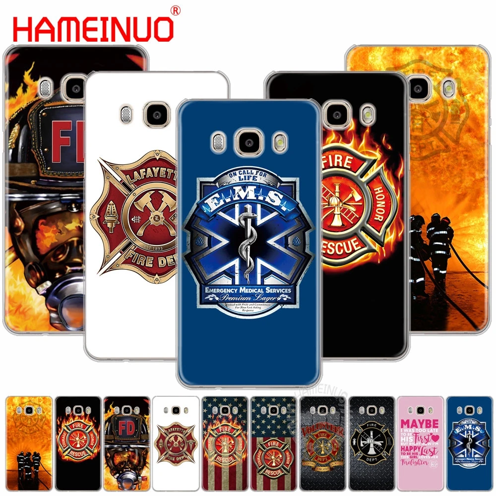

HAMEINUO Firefighter Fireman Fire EMS Rescue cover phone case for Samsung Galaxy J1 J2 J3 J5 J7 MINI ACE 2016 2015 prime