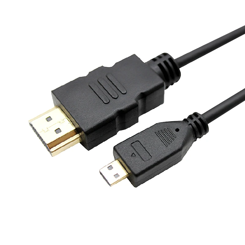 HDMI إلى مايكرو HDMI D الذكور لسوني FDR-X3000 4 K HDR-X3000R AS200V AS300 AS300R/3D/V1.4/4 K 3840x2160 @ 30FPS