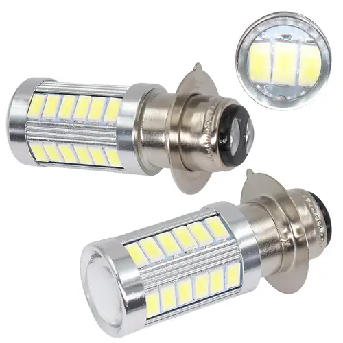 RXZ 2pcs P15D H6M LED Motorcycle Headlight DC12V PX15D Motorcycle Head Lamp white Fog Light DRL Daytime Running Lights 12v - Image 3