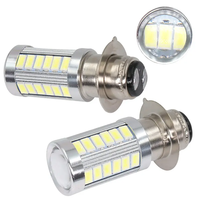 RXZ 2pcs P15D H6M LED Motorcycle Headlight DC12V PX15D Motorcycle Head Lamp white Fog Light DRL Daytime Running Lights 12v - Image 3