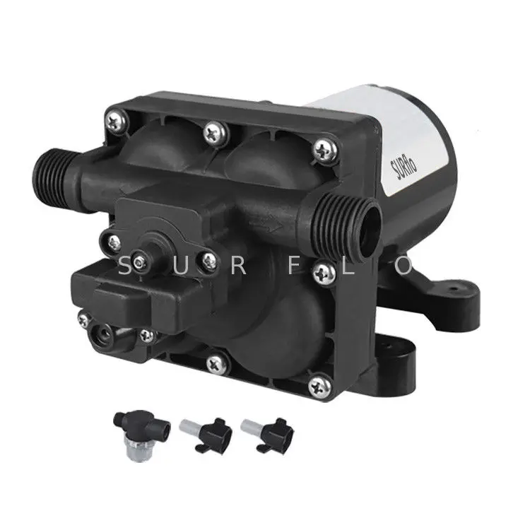 SURFLO High Flow Four Chamber Electric Diaphragm Pump Marine Deck Washdown Pump