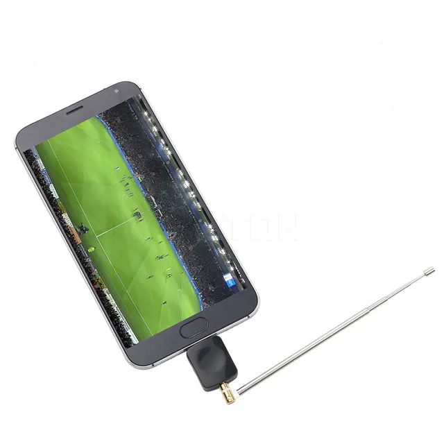 kebidumei USB OTG Micro USB DVB-T tuner Mini TV receiver Dongle DVB T HD Digital TV HDTV Satellite Receiver with Antenna