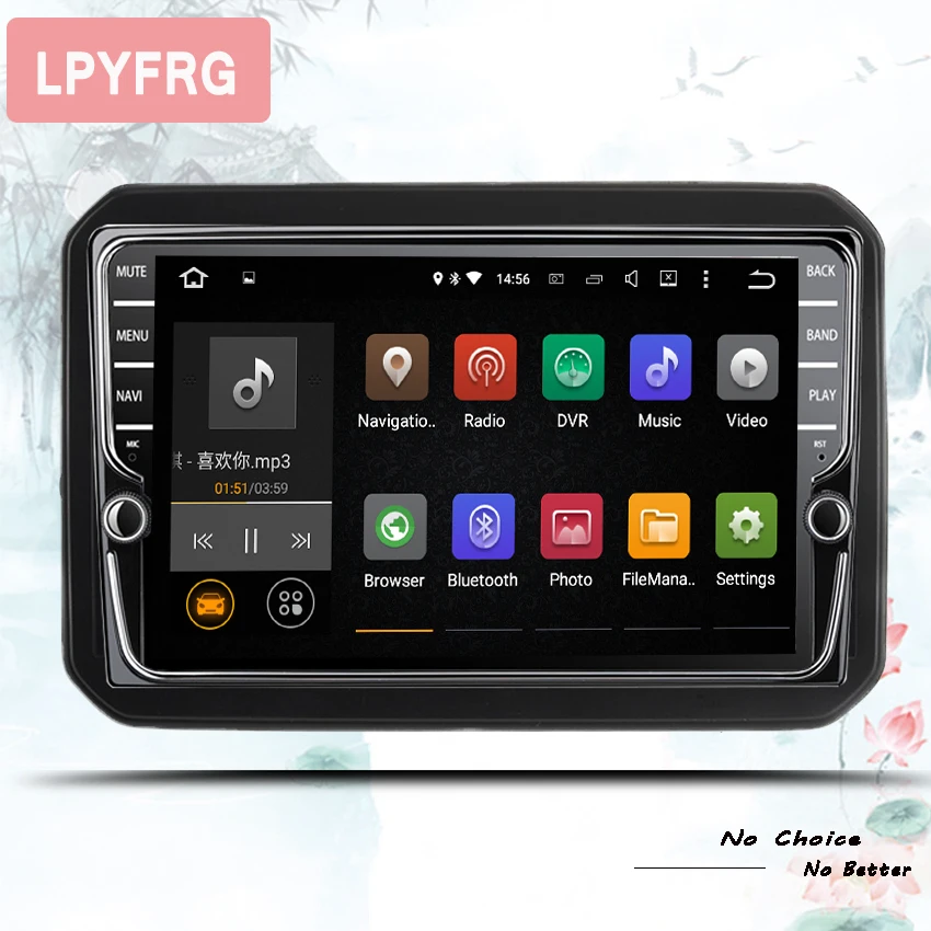 

2 din Android 9.1 car dvd gps Multimedia 8" For SUZUKI IGNIS ignis 2016-2019 car radio player navigation head unit WIFI BT