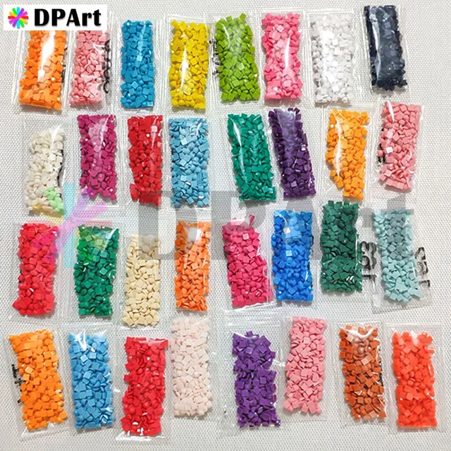 Diamond Beads Stones 5D Diamond Painting Full Square Round Drills Beads