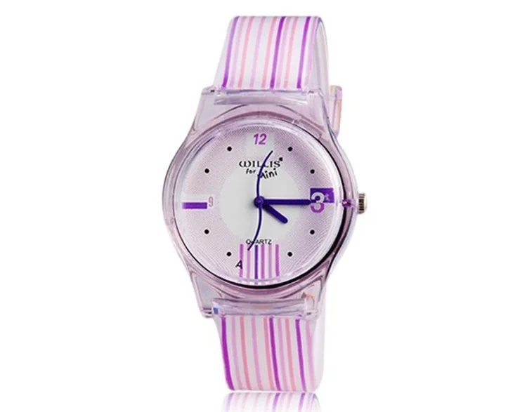 Модные Простые Спортивные часы для девочек водонепроницаемые пластиковые часы для отдыха кварцевые часы Relogio femininos montre