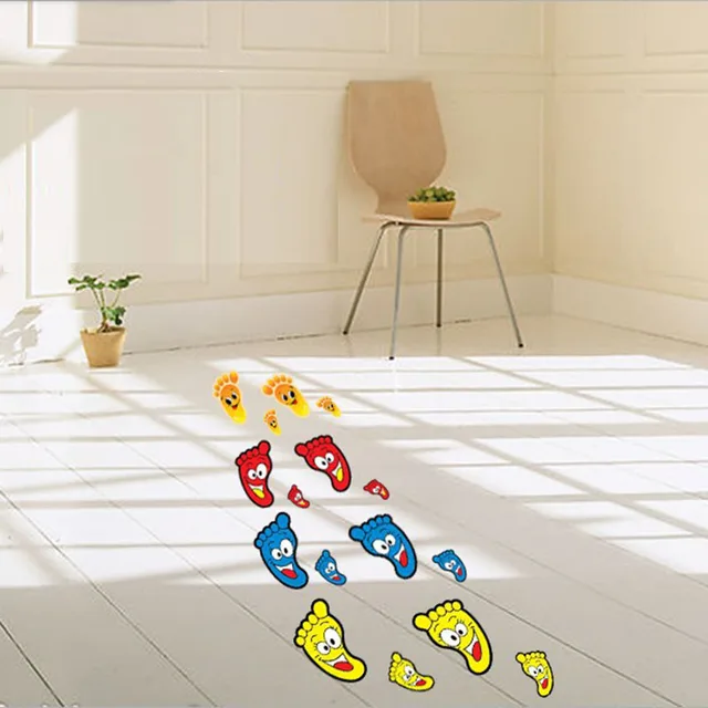 2018 de dibujos animados piso pegatina nombre sonrisa Cara suelas plane