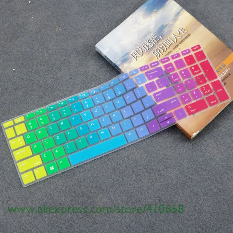 450 G3 G4 G5 455 G3 i5 i7 15.6 inch Silicone Keyboard Cover Protector-Green for HP PROBOOK 650 G2 G3 G4