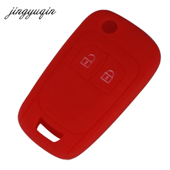 Keyforkess 30 pz/lotto caso chiave dell'automobile del Silicone per Chevrolet Lova vela Aveo Cruze Flip pieghevole copertura a distanza Fob - Jingyuqin 30 pz lotto caso chiave dell automobile del Silicone per Chevrolet Lova vela Aveo