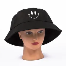 Унисекс Харадзюку Панама солнцезащитный козырек шляпа красивая Весна Лето Досуг улыбающаяся Рыбацкая шляпа солнцезащитная Кепка