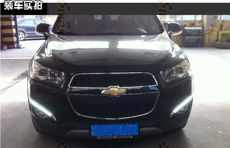 12 V 6000 k светодиодный DRL Дневной ходовой свет для Chevrolet AVEO противотуманная фара рамка противотуманная фара