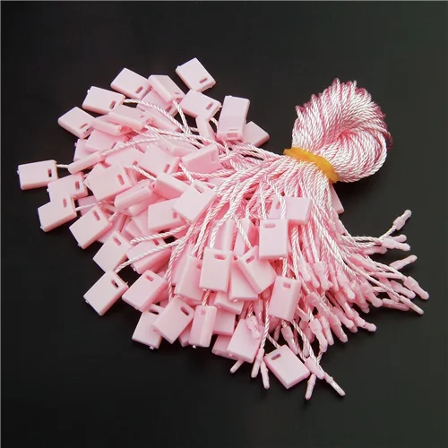 1000 pieces hang tag cord 7 inches quality hang tag string cord for garment price tag seal tag 