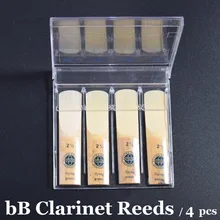 4 шт. BB Кларнет Reeds прочностью 2.5, 2 1/2, профессиональный музыкальный инструмент Интимные аксессуары традиционные Рид бемоль