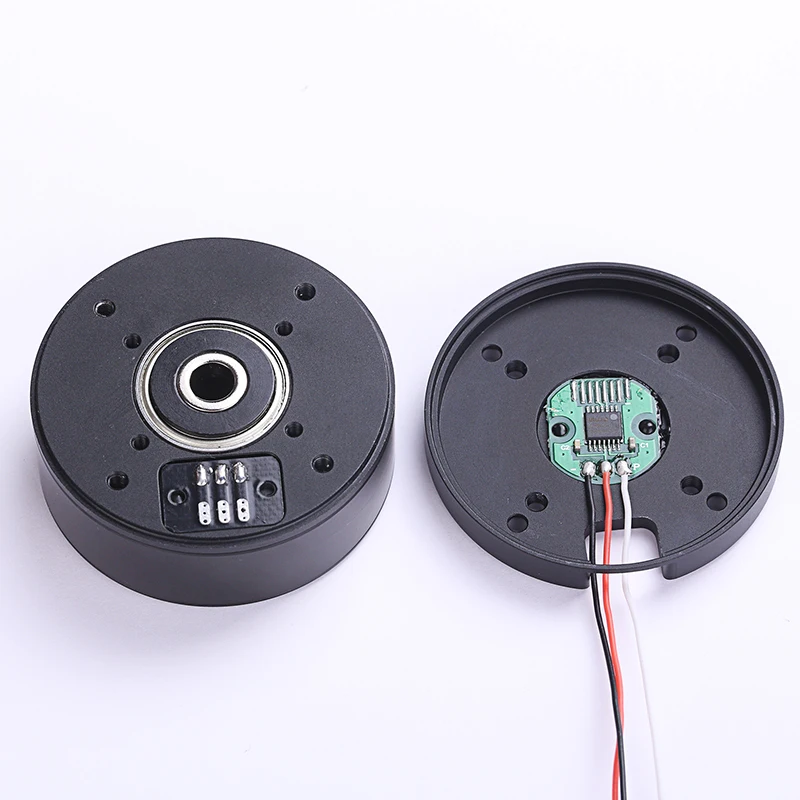 1PC 12.6mm Hollow Shaft Bore Brushless Gimbal PTZ Motor HT4310 With AS5048A/AS5600 Encoder BLDC 1000-2300 Camera DIY Part