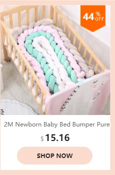 1 м по индивидуальному заказу длина noary узел новорожденный бампер длинная плетеная подушка детская кровать бампер в кроватку декор для детской комнаты