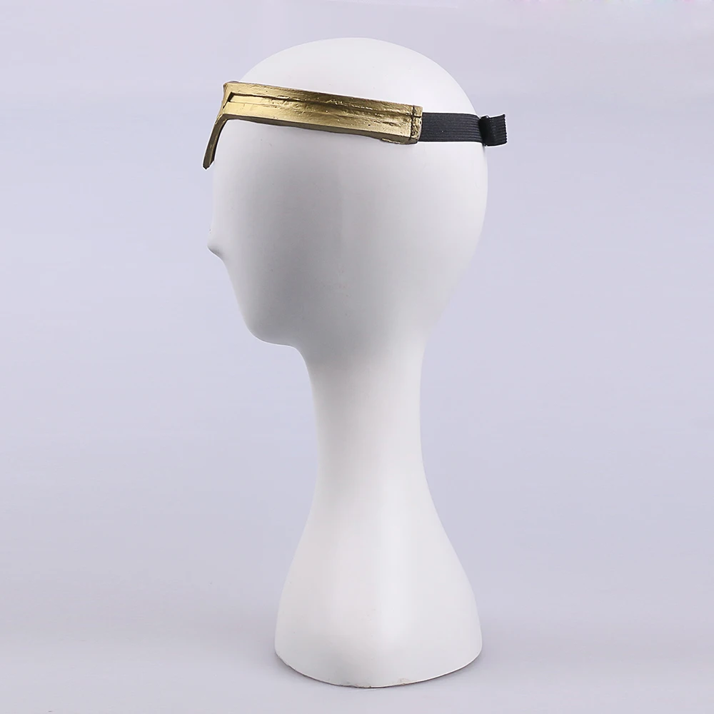 2017 Movie Wonder Woman Superhero Diana Prince Leather Headgear Metal Badge Cosplay Bronze Crown Band Headgear  Adult Woman (5)