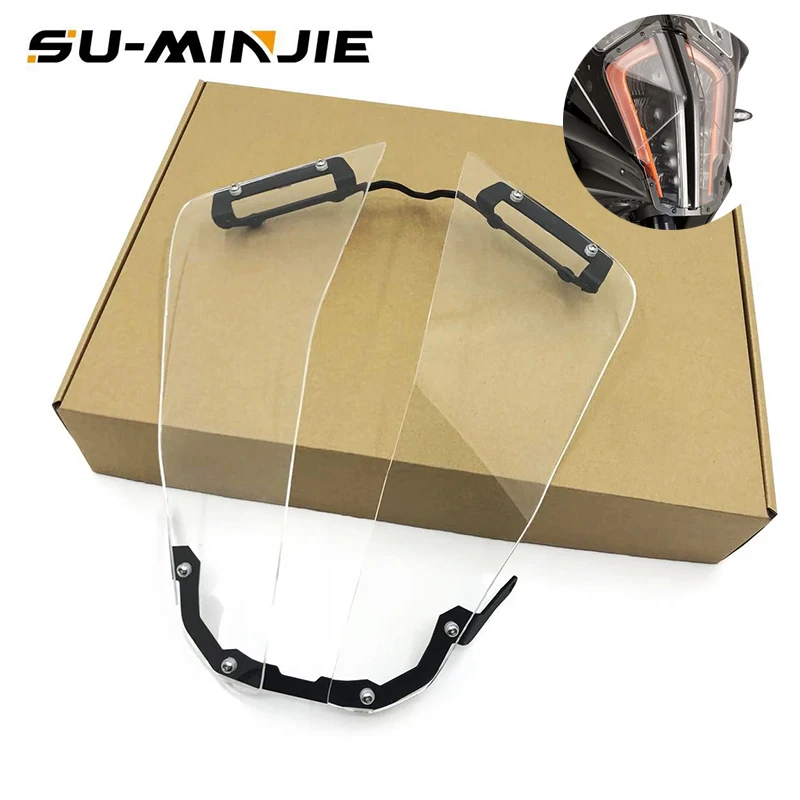 

SU-MINJIE FOR KTM 1290 super adventure R 1290 super adventure S Transparent Headlight Guard Headlight Protector