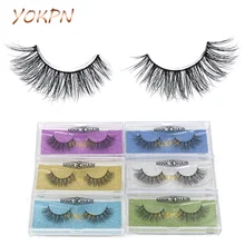 YOKPN A04 естественные длинные норковые накладные ресницы хлопок Вышивка крестом накладные ресницы легкие накладные ресницы ежедневного макияжа накладные ресницы из норки