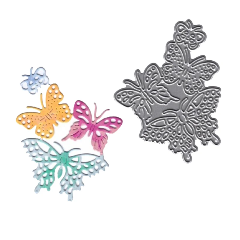 

Butterflies Pattern Metal Cutting Dies Stencil Scrapbooking Photo album Embossing For Paper Card DIY Crafts Tool New 2018