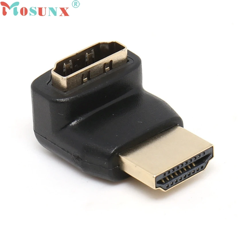 Лидер продаж переходник удлинитель для кабеля 2017 HDMI папа угол 90 градусов 270