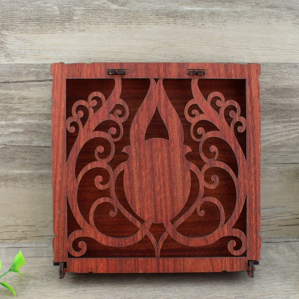  100 Piece Elegant Invitation Card BoxCustomized Wooden Wedding Invitation Box Handmade Greeting Car - 32971889340