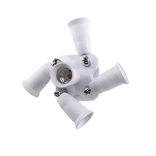 1/3/4/5 в 1 Свет-разветвитель на две базы E27 держатель переходника адаптера гибкие удлинительные Стандартный для светодиодный лампы