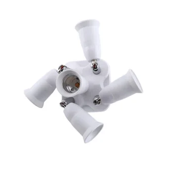 

1/3/4/5 in 1 Light Socket Splitter Bases E27 Adapter Converter Holder Flexible Extended Standard for LED Lamp Bulbs