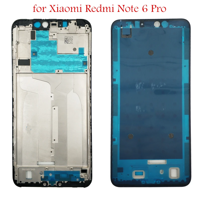 Для Xiaomi Redmi Note 6 Pro средняя рамка пластина Корпус Лицевая панель ЖК Поддержка