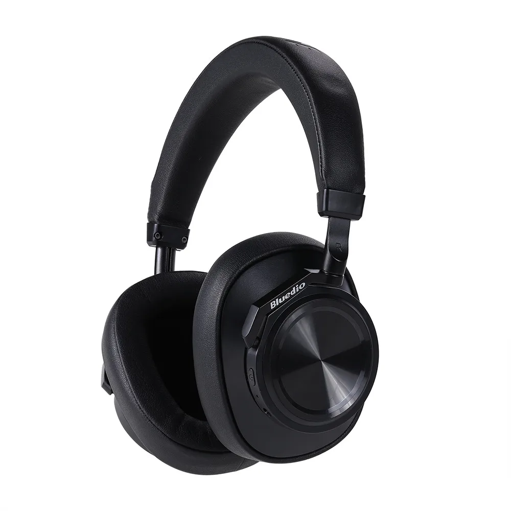 Новейшая игровая эргономичная дешевая Bluedio T6 активная шумоподавление Беспроводная портативная гарнитура с микрофоном# A - Цвет: Черный