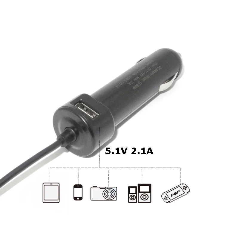 Adaptador de Carregador de Carro para a Superfície Adaptador de Alimentação para Microsoft Livro com Porta Tablet Surface Usb 15v 4a dc Pro 4 - Imagem 2