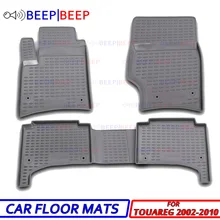 Для Volkswagen Touareg 2002-2010 автомобильные коврики, ковры, Авто Пол, пылезащитный, нескользящий, автомобильный стиль, украшение интерьера