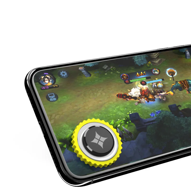 colour 1 Q10 круглый игровой джойстик мобильный телефон рокер/сенсорный экран присоска для Iphone Android планшет металлическая кнопка контроллер - Цвет: colour 1