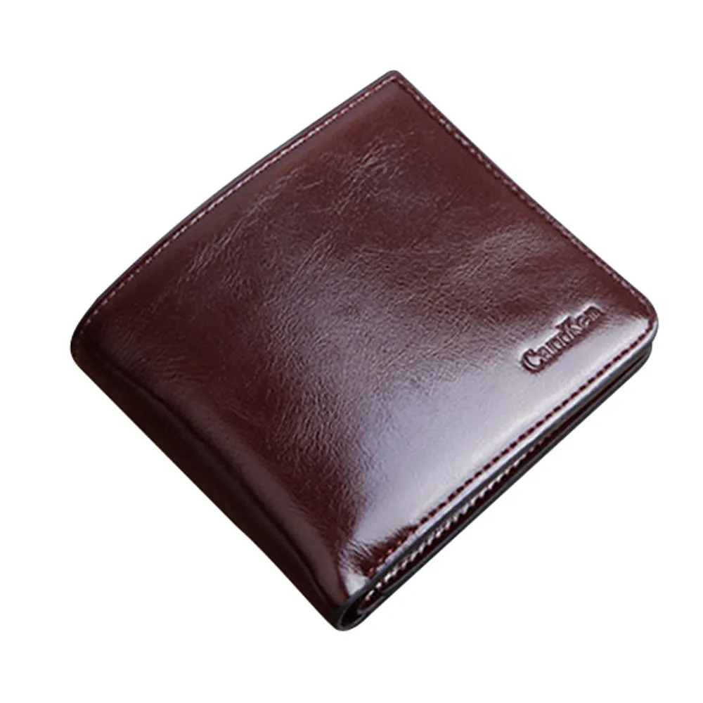 

2019 Fashion Men Business Leather Wallet Mens Small Short Wallet Zipper Male Outdoor Coin Money Purse Mens Brand Wallets Bag