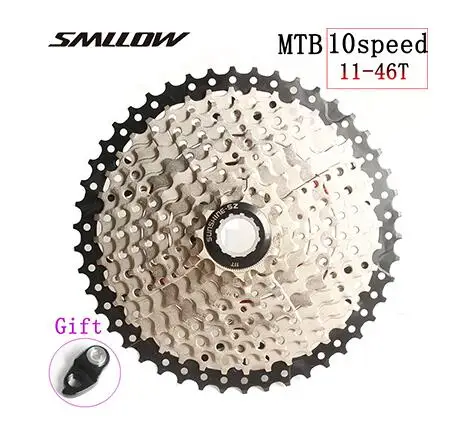 SUNSHINE-SZ велосипеда кассета 11-46 T 10 Скорость 10 s 46 t широкого соотношения MTB набор звездочек со встроенной трещоткой для горного велосипеда для Запчасти m590 m6000 m610 m780 X7 X9