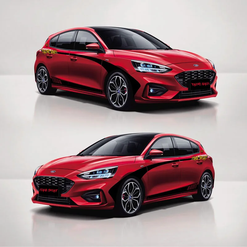 Автостайлинг TAIYAO Спортивная Автомобильная Наклейка для Ford 2019 focus ST RS